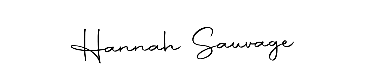 You can use this online signature creator to create a handwritten signature for the name Hannah Sauvage. This is the best online autograph maker. Hannah Sauvage signature style 10 images and pictures png