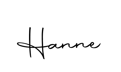 Use a signature maker to create a handwritten signature online. With this signature software, you can design (Autography-DOLnW) your own signature for name Hanne. Hanne signature style 10 images and pictures png