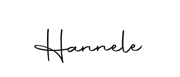 Use a signature maker to create a handwritten signature online. With this signature software, you can design (Autography-DOLnW) your own signature for name Hannele. Hannele signature style 10 images and pictures png