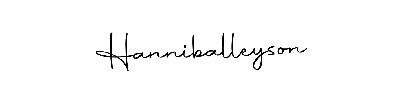 Design your own signature with our free online signature maker. With this signature software, you can create a handwritten (Autography-DOLnW) signature for name Hanniballeyson. Hanniballeyson signature style 10 images and pictures png