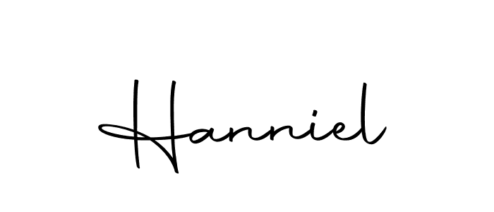 Hanniel stylish signature style. Best Handwritten Sign (Autography-DOLnW) for my name. Handwritten Signature Collection Ideas for my name Hanniel. Hanniel signature style 10 images and pictures png