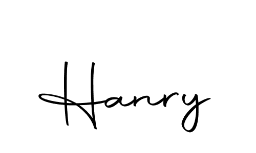 Create a beautiful signature design for name Hanry. With this signature (Autography-DOLnW) fonts, you can make a handwritten signature for free. Hanry signature style 10 images and pictures png