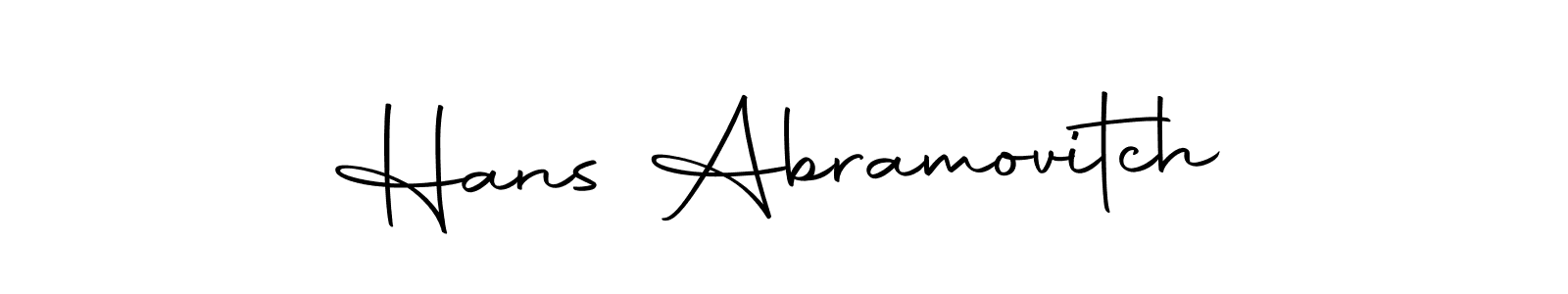 Here are the top 10 professional signature styles for the name Hans Abramovitch. These are the best autograph styles you can use for your name. Hans Abramovitch signature style 10 images and pictures png