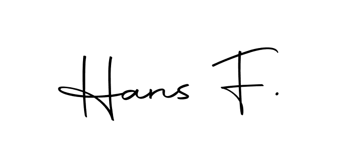 Use a signature maker to create a handwritten signature online. With this signature software, you can design (Autography-DOLnW) your own signature for name Hans F.. Hans F. signature style 10 images and pictures png