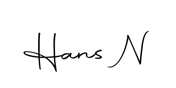 You should practise on your own different ways (Autography-DOLnW) to write your name (Hans N) in signature. don't let someone else do it for you. Hans N signature style 10 images and pictures png