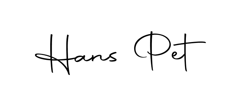 Design your own signature with our free online signature maker. With this signature software, you can create a handwritten (Autography-DOLnW) signature for name Hans Pet. Hans Pet signature style 10 images and pictures png