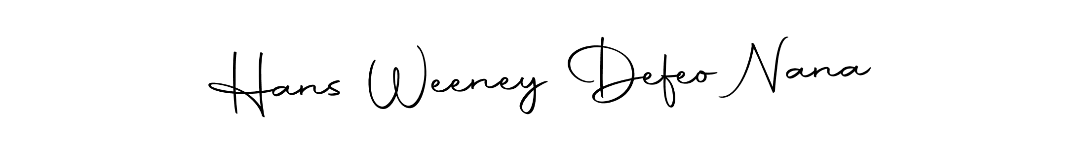 You can use this online signature creator to create a handwritten signature for the name Hans Weeney Defeo Nana. This is the best online autograph maker. Hans Weeney Defeo Nana signature style 10 images and pictures png