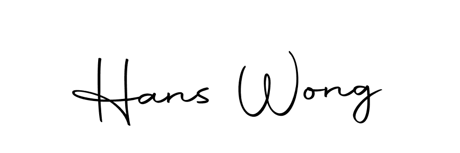 Also we have Hans Wong name is the best signature style. Create professional handwritten signature collection using Autography-DOLnW autograph style. Hans Wong signature style 10 images and pictures png