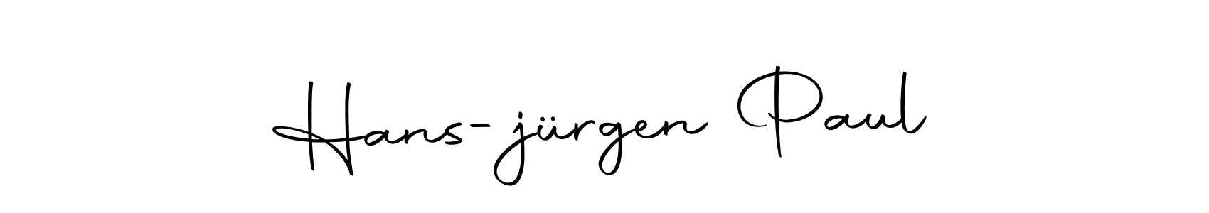 Create a beautiful signature design for name Hans-jürgen Paul. With this signature (Autography-DOLnW) fonts, you can make a handwritten signature for free. Hans-jürgen Paul signature style 10 images and pictures png