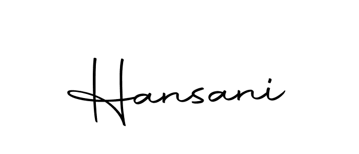 Make a beautiful signature design for name Hansani. With this signature (Autography-DOLnW) style, you can create a handwritten signature for free. Hansani signature style 10 images and pictures png