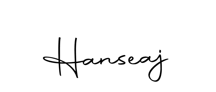 You can use this online signature creator to create a handwritten signature for the name Hanseaj. This is the best online autograph maker. Hanseaj signature style 10 images and pictures png