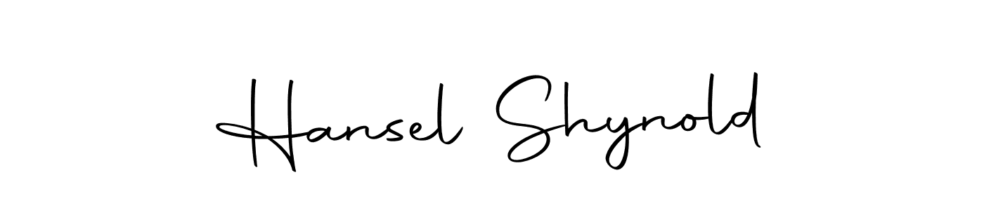 Hansel Shynold stylish signature style. Best Handwritten Sign (Autography-DOLnW) for my name. Handwritten Signature Collection Ideas for my name Hansel Shynold. Hansel Shynold signature style 10 images and pictures png