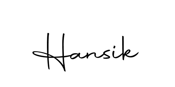 You can use this online signature creator to create a handwritten signature for the name Hansik. This is the best online autograph maker. Hansik signature style 10 images and pictures png