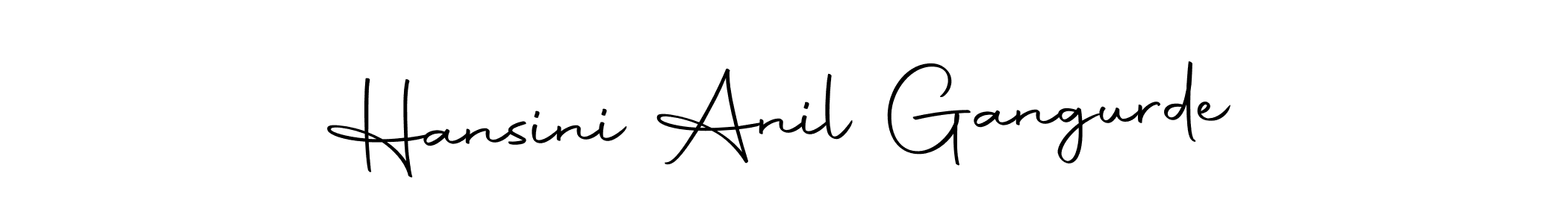 Autography-DOLnW is a professional signature style that is perfect for those who want to add a touch of class to their signature. It is also a great choice for those who want to make their signature more unique. Get Hansini Anil Gangurde name to fancy signature for free. Hansini Anil Gangurde signature style 10 images and pictures png