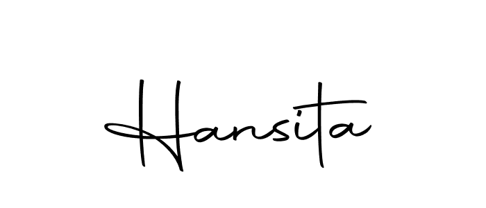 You should practise on your own different ways (Autography-DOLnW) to write your name (Hansita) in signature. don't let someone else do it for you. Hansita signature style 10 images and pictures png