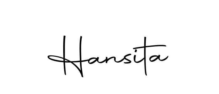 You should practise on your own different ways (Autography-DOLnW) to write your name (Hansita) in signature. don't let someone else do it for you. Hansita signature style 10 images and pictures png