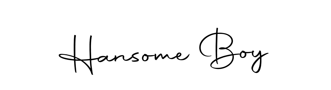 Also we have Hansome Boy name is the best signature style. Create professional handwritten signature collection using Autography-DOLnW autograph style. Hansome Boy signature style 10 images and pictures png