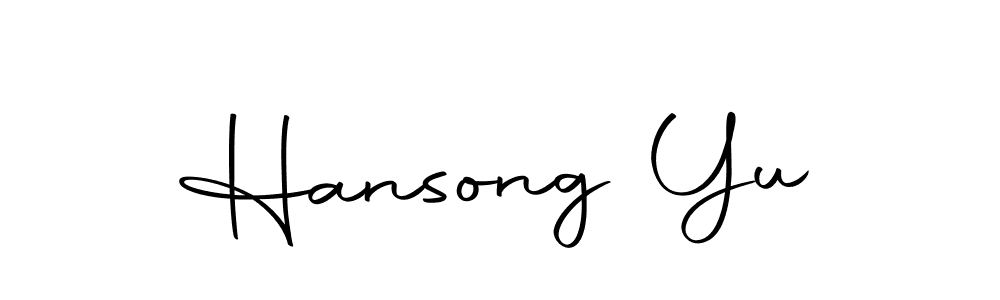 Best and Professional Signature Style for Hansong Yu. Autography-DOLnW Best Signature Style Collection. Hansong Yu signature style 10 images and pictures png