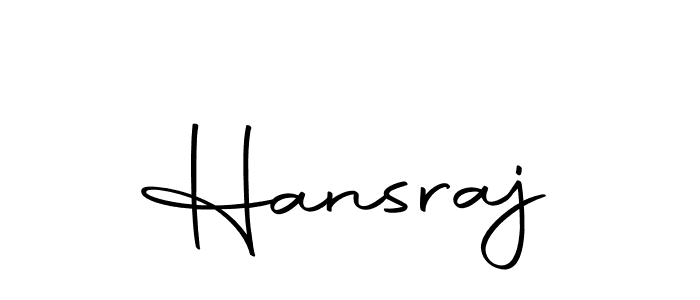 Use a signature maker to create a handwritten signature online. With this signature software, you can design (Autography-DOLnW) your own signature for name Hansraj. Hansraj signature style 10 images and pictures png