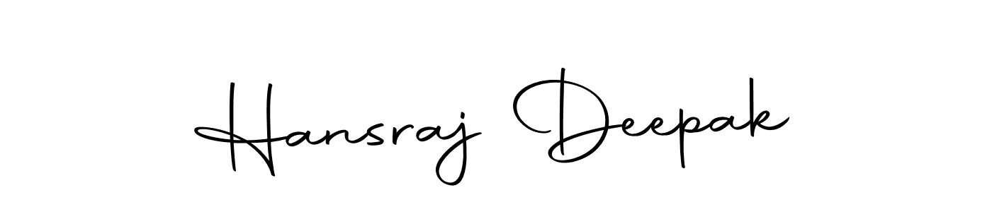 Hansraj Deepak stylish signature style. Best Handwritten Sign (Autography-DOLnW) for my name. Handwritten Signature Collection Ideas for my name Hansraj Deepak. Hansraj Deepak signature style 10 images and pictures png