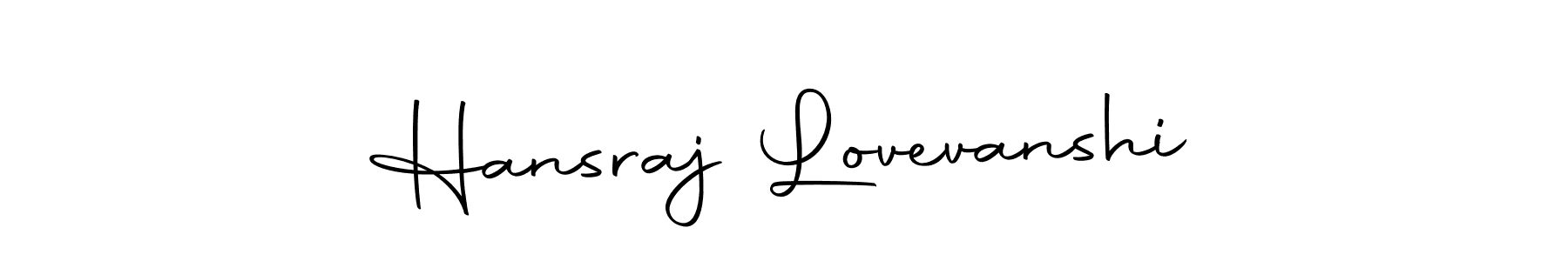 Also You can easily find your signature by using the search form. We will create Hansraj Lovevanshi name handwritten signature images for you free of cost using Autography-DOLnW sign style. Hansraj Lovevanshi signature style 10 images and pictures png