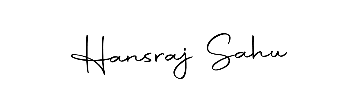 Make a short Hansraj Sahu signature style. Manage your documents anywhere anytime using Autography-DOLnW. Create and add eSignatures, submit forms, share and send files easily. Hansraj Sahu signature style 10 images and pictures png