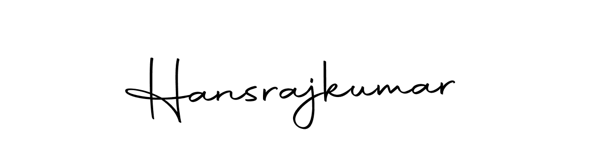 Make a beautiful signature design for name Hansrajkumar. Use this online signature maker to create a handwritten signature for free. Hansrajkumar signature style 10 images and pictures png