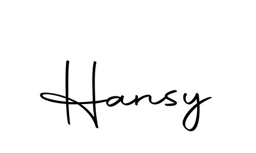 You should practise on your own different ways (Autography-DOLnW) to write your name (Hansy) in signature. don't let someone else do it for you. Hansy signature style 10 images and pictures png