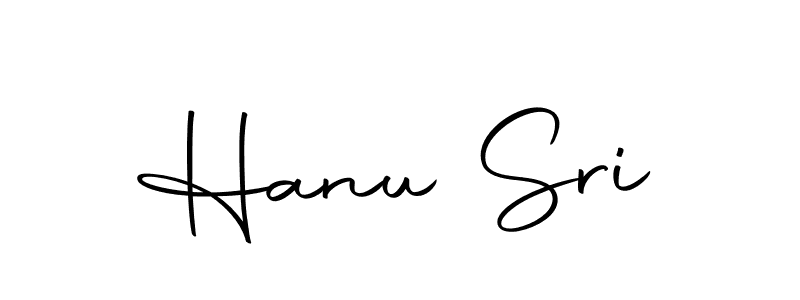 Use a signature maker to create a handwritten signature online. With this signature software, you can design (Autography-DOLnW) your own signature for name Hanu Sri. Hanu Sri signature style 10 images and pictures png