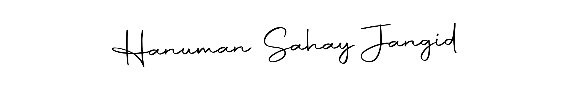 Design your own signature with our free online signature maker. With this signature software, you can create a handwritten (Autography-DOLnW) signature for name Hanuman Sahay Jangid. Hanuman Sahay Jangid signature style 10 images and pictures png