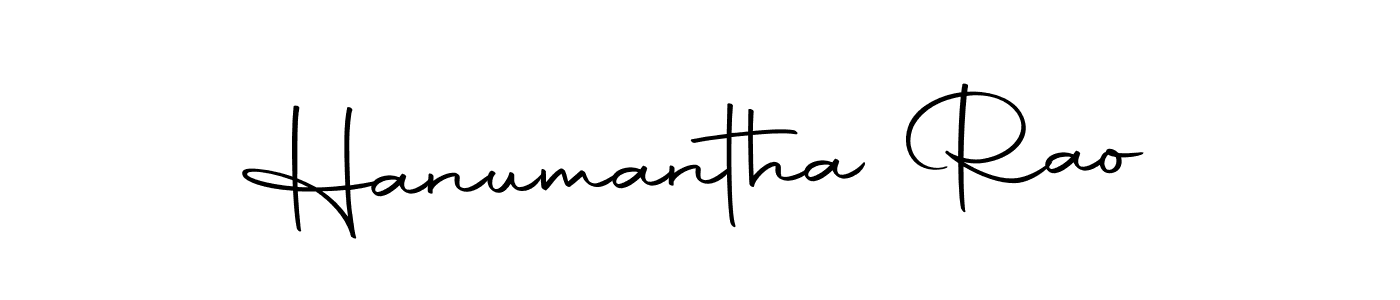 Create a beautiful signature design for name Hanumantha Rao. With this signature (Autography-DOLnW) fonts, you can make a handwritten signature for free. Hanumantha Rao signature style 10 images and pictures png