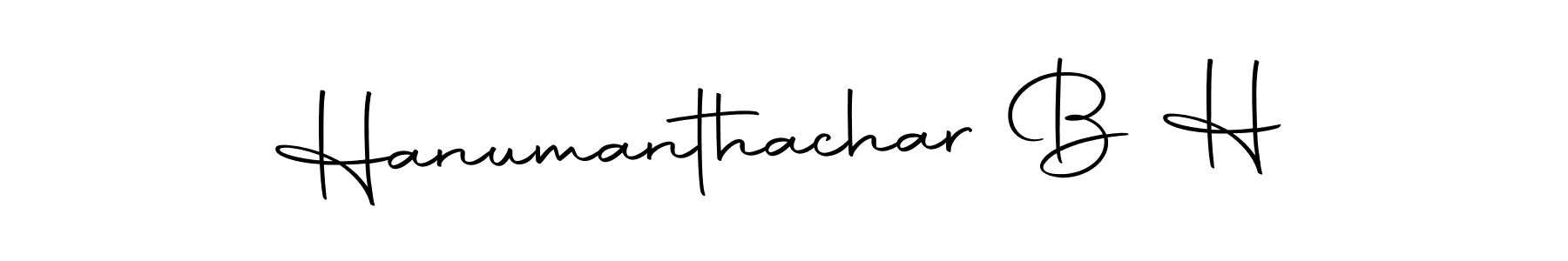 The best way (Autography-DOLnW) to make a short signature is to pick only two or three words in your name. The name Hanumanthachar B H include a total of six letters. For converting this name. Hanumanthachar B H signature style 10 images and pictures png