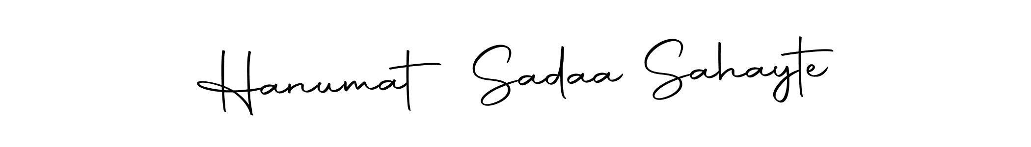 Autography-DOLnW is a professional signature style that is perfect for those who want to add a touch of class to their signature. It is also a great choice for those who want to make their signature more unique. Get Hanumat Sadaa Sahayte name to fancy signature for free. Hanumat Sadaa Sahayte signature style 10 images and pictures png