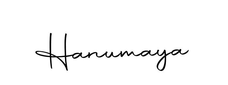 Make a beautiful signature design for name Hanumaya. With this signature (Autography-DOLnW) style, you can create a handwritten signature for free. Hanumaya signature style 10 images and pictures png