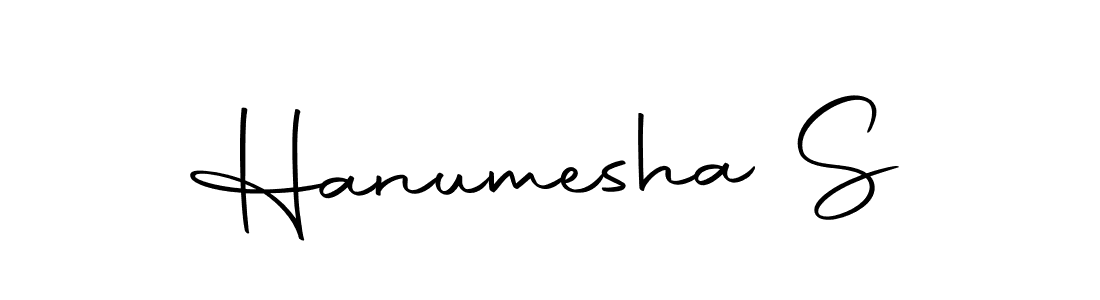 It looks lik you need a new signature style for name Hanumesha S. Design unique handwritten (Autography-DOLnW) signature with our free signature maker in just a few clicks. Hanumesha S signature style 10 images and pictures png