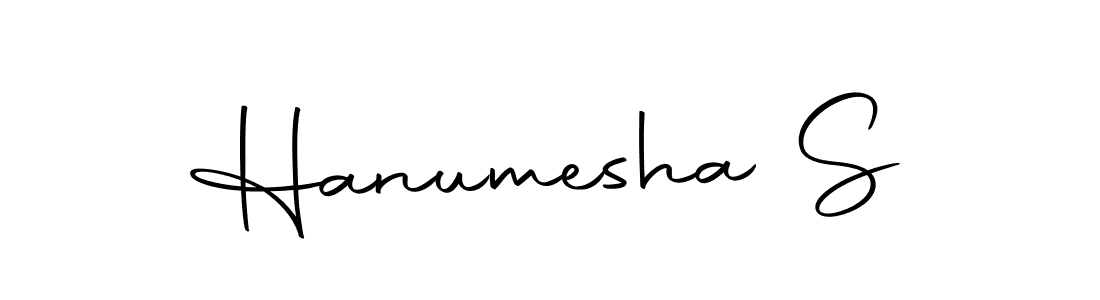 It looks lik you need a new signature style for name Hanumesha S. Design unique handwritten (Autography-DOLnW) signature with our free signature maker in just a few clicks. Hanumesha S signature style 10 images and pictures png