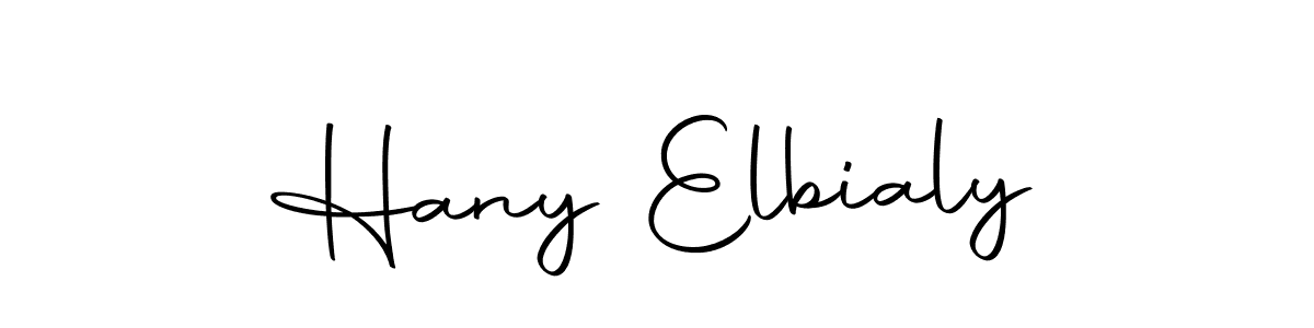 Make a beautiful signature design for name Hany Elbialy. With this signature (Autography-DOLnW) style, you can create a handwritten signature for free. Hany Elbialy signature style 10 images and pictures png