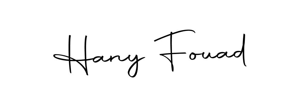 Design your own signature with our free online signature maker. With this signature software, you can create a handwritten (Autography-DOLnW) signature for name Hany Fouad. Hany Fouad signature style 10 images and pictures png