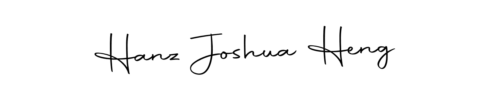 Hanz Joshua Heng stylish signature style. Best Handwritten Sign (Autography-DOLnW) for my name. Handwritten Signature Collection Ideas for my name Hanz Joshua Heng. Hanz Joshua Heng signature style 10 images and pictures png