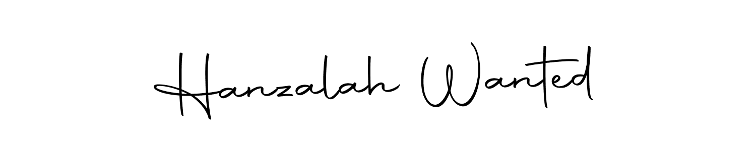 You should practise on your own different ways (Autography-DOLnW) to write your name (Hanzalah Wanted) in signature. don't let someone else do it for you. Hanzalah Wanted signature style 10 images and pictures png