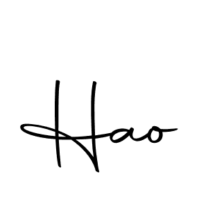 The best way (Autography-DOLnW) to make a short signature is to pick only two or three words in your name. The name Hao include a total of six letters. For converting this name. Hao signature style 10 images and pictures png