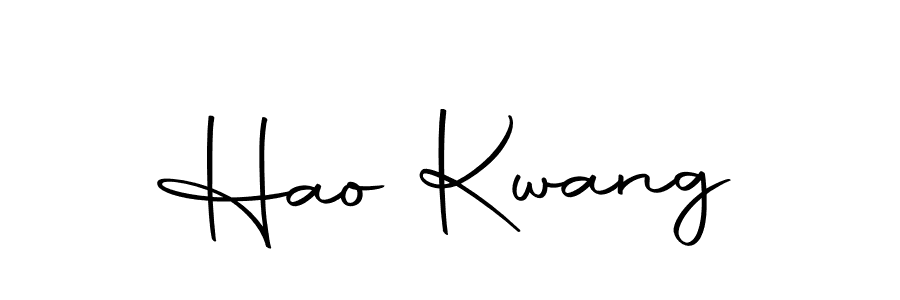 Use a signature maker to create a handwritten signature online. With this signature software, you can design (Autography-DOLnW) your own signature for name Hao Kwang. Hao Kwang signature style 10 images and pictures png