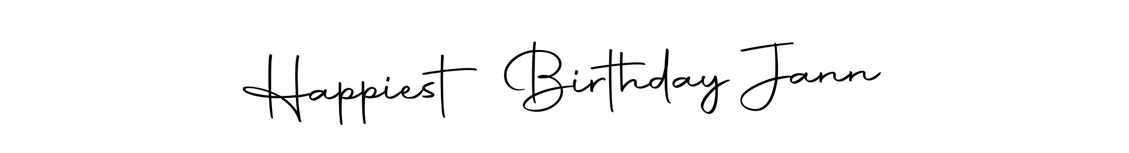 You can use this online signature creator to create a handwritten signature for the name Happiest Birthday Jann. This is the best online autograph maker. Happiest Birthday Jann signature style 10 images and pictures png