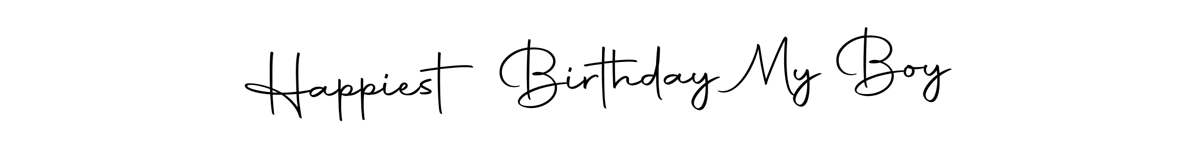 Best and Professional Signature Style for Happiest Birthday My Boy. Autography-DOLnW Best Signature Style Collection. Happiest Birthday My Boy signature style 10 images and pictures png