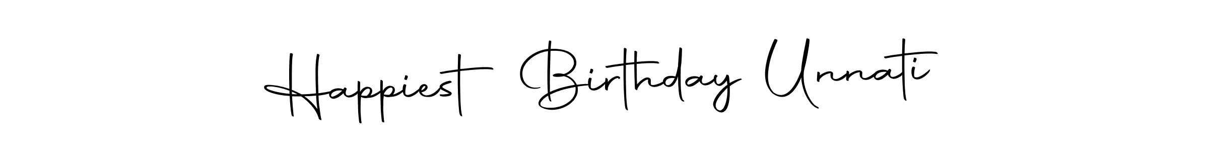 How to Draw Happiest Birthday Unnati signature style? Autography-DOLnW is a latest design signature styles for name Happiest Birthday Unnati. Happiest Birthday Unnati signature style 10 images and pictures png