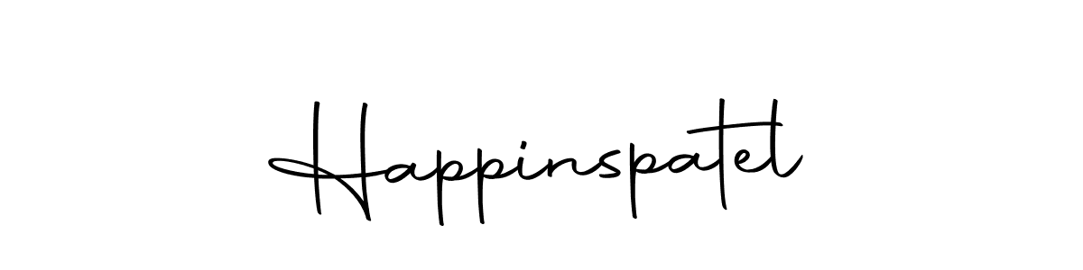 Make a beautiful signature design for name Happinspatel. With this signature (Autography-DOLnW) style, you can create a handwritten signature for free. Happinspatel signature style 10 images and pictures png