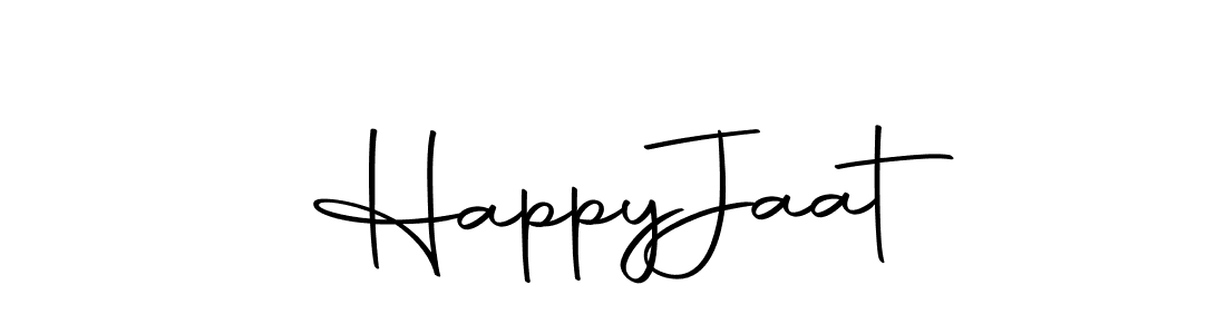 Similarly Autography-DOLnW is the best handwritten signature design. Signature creator online .You can use it as an online autograph creator for name Happy  Jaat. Happy  Jaat signature style 10 images and pictures png