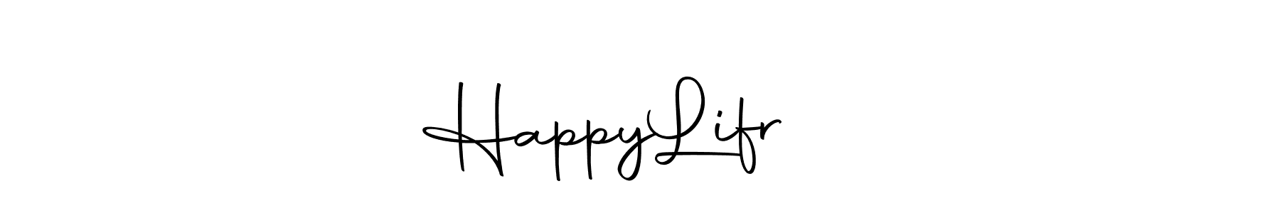 The best way (Autography-DOLnW) to make a short signature is to pick only two or three words in your name. The name Happy  Lifr ❤️ include a total of six letters. For converting this name. Happy  Lifr ❤️ signature style 10 images and pictures png