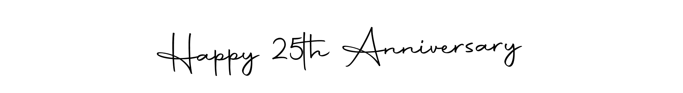 How to Draw Happy 25th Anniversary signature style? Autography-DOLnW is a latest design signature styles for name Happy 25th Anniversary. Happy 25th Anniversary signature style 10 images and pictures png