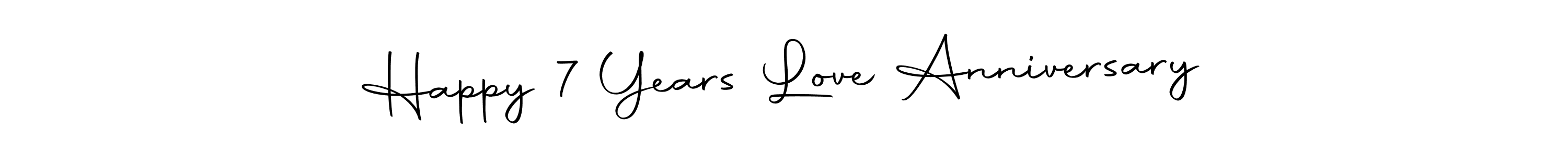 This is the best signature style for the Happy 7 Years Love Anniversary name. Also you like these signature font (Autography-DOLnW). Mix name signature. Happy 7 Years Love Anniversary signature style 10 images and pictures png